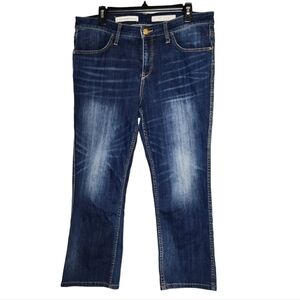 Pilcro And The letterpress stet cropped jeans.  Women's size 32.